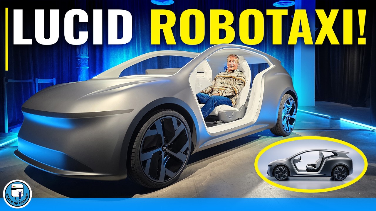 Lucid Motors Reveals Stunning Robotaxi Concept In New York