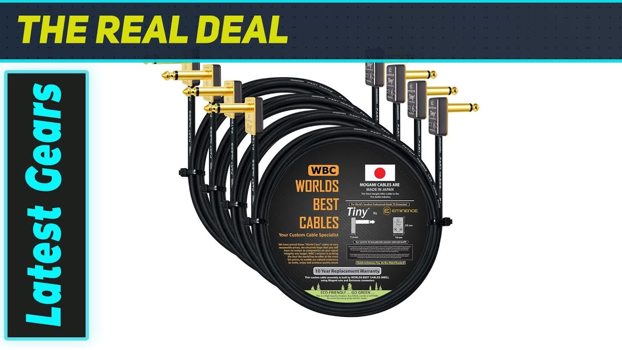 WORLDS BEST CABLES Mogami 2319 & Eminence Tiny: Are These The BEST Patch Cables?