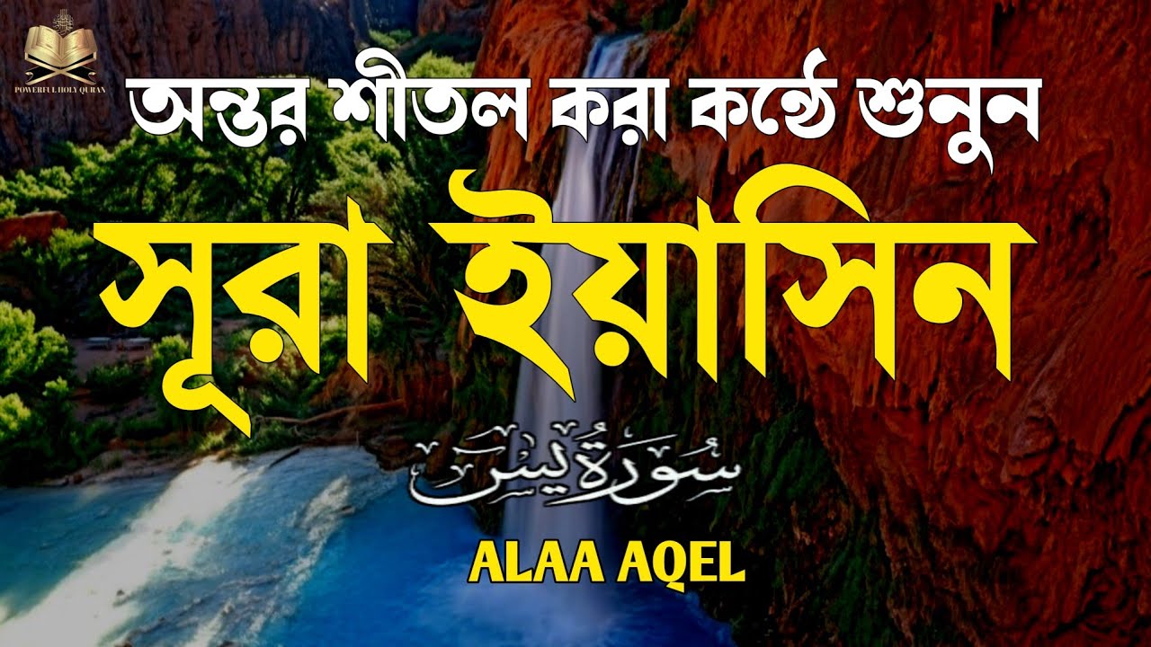 সূরা ইয়াসিন তিলাওয়াত মধুর কন্ঠে| Beautiful quran recitation of  SURAH YASIN/YASEEN |By@alaaaqel54 