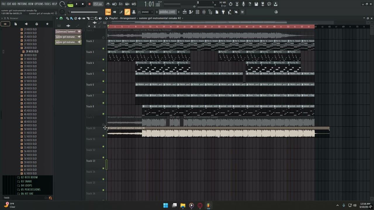 summr girl remake tutorial