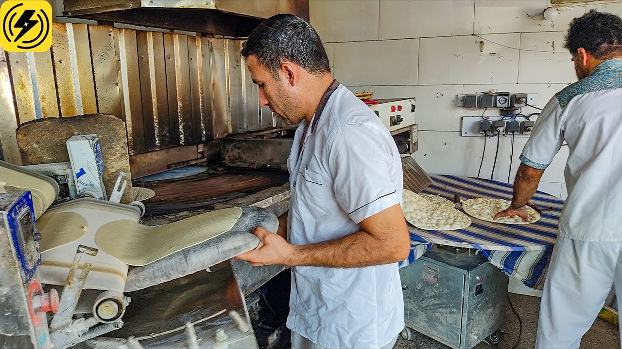 Taftoon Bread|Baking Persian Bread|Bakery Detail