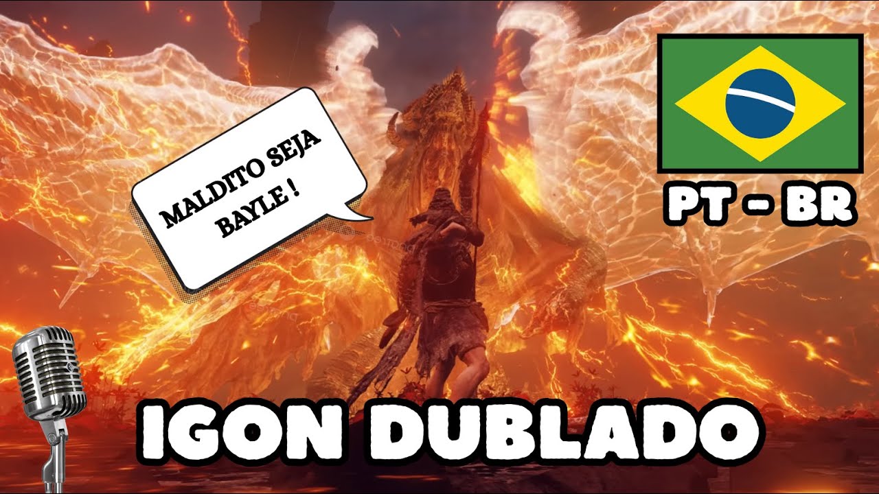 FAN-DUBLAGEM IGON - (Elden Ring OST: Bayle the Dread) Com as falas do Igon traduzidas.