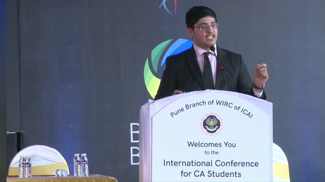 ICAI International CA Students' Conference | Second Best Paper Presentation | Divesh Harpalani