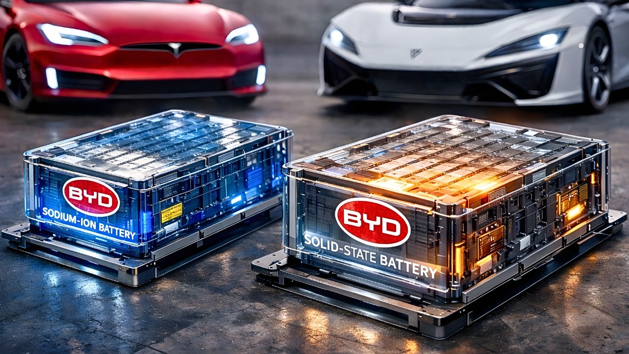 Tesla Panic! BYD Drops 2 Batteries: 100-Year Life & 5-Min Charge!