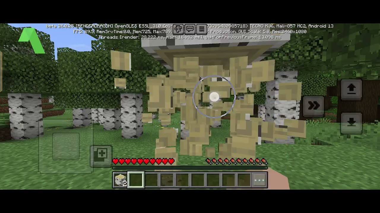 Sobreviviendo una noche en Minecraft con mi hermana 