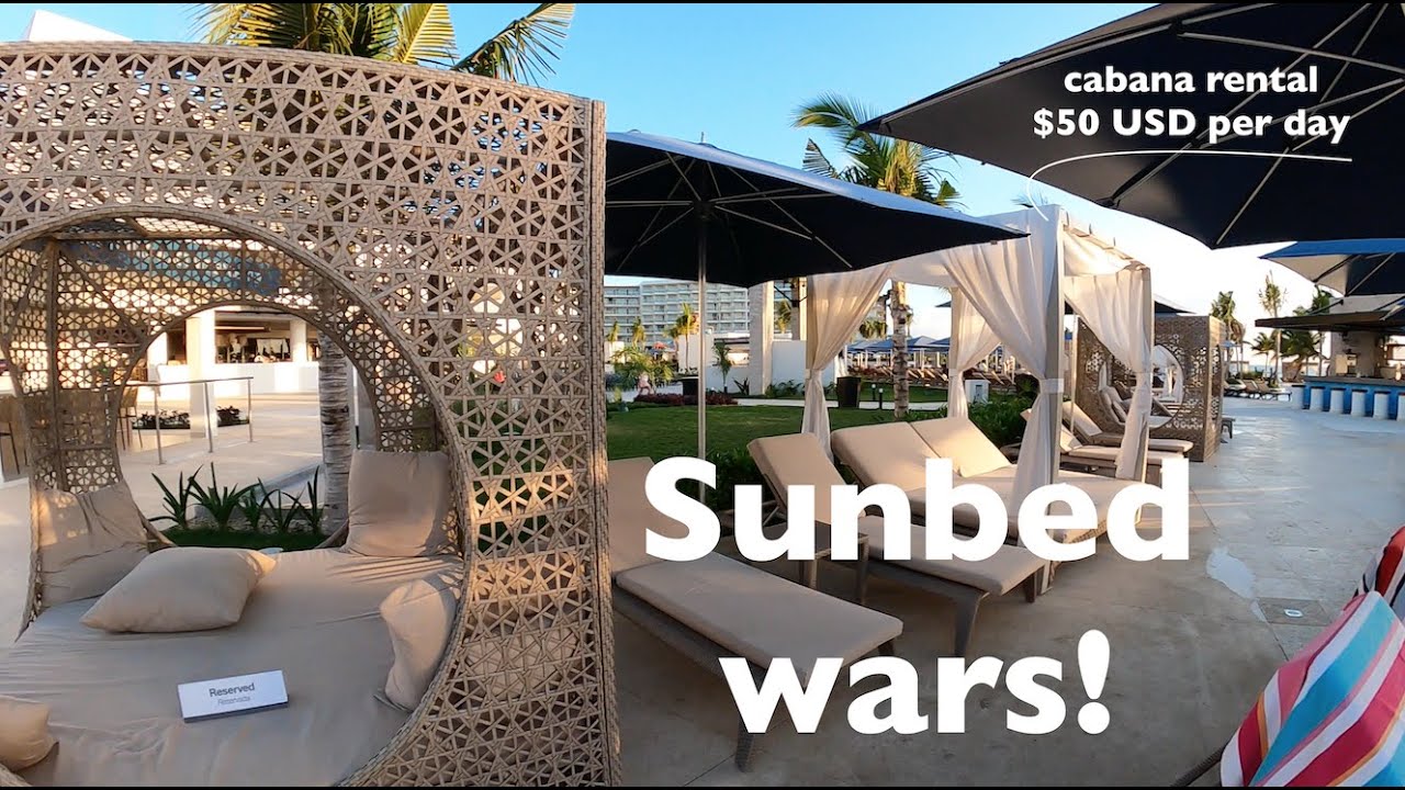 Sunbed wars - Royalton Splash Riviera Cancun, March 24th, 2023 칸쿤 墨西哥，坎昆