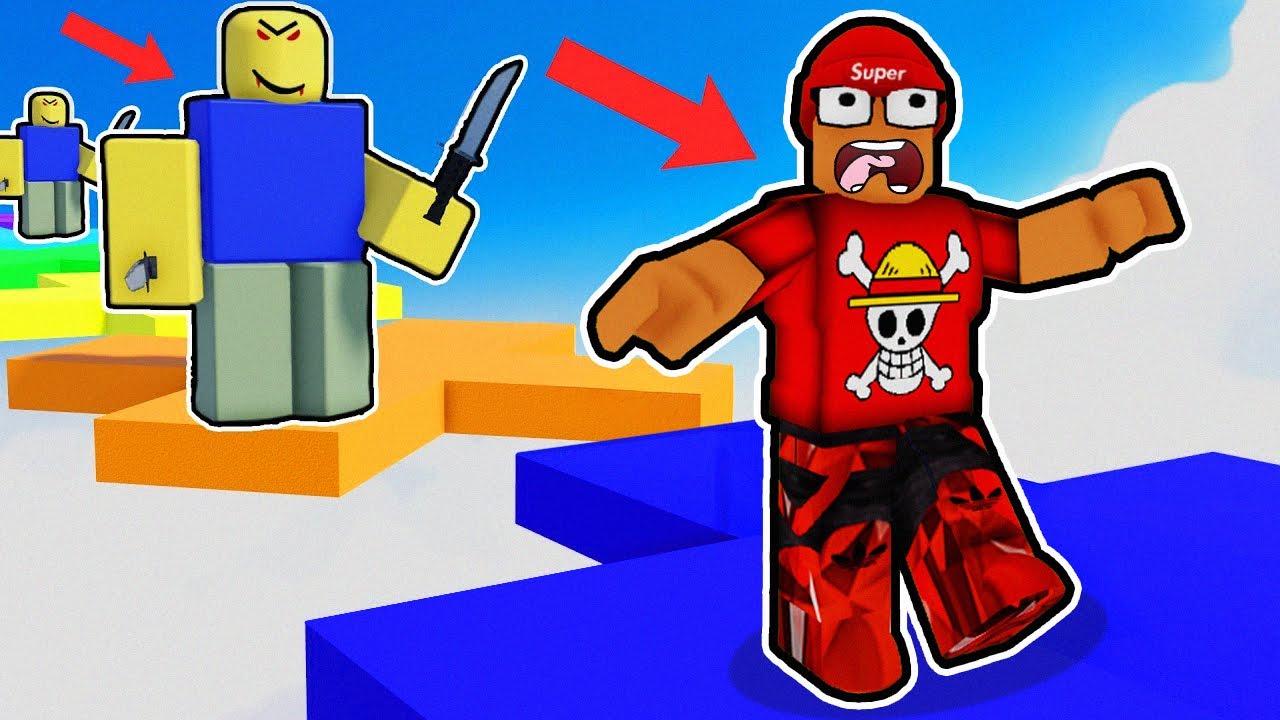ISSO É UM OBBY, MAS VOCÊ É PERSEGUIDO POR UM CAÇADOR... ROBLOX ESCAPE THE HUNTER