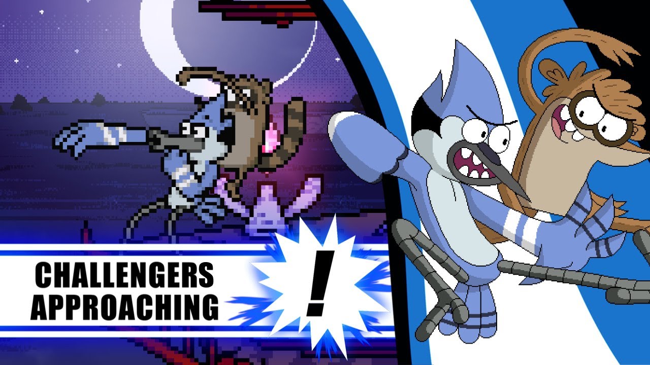 Mordecai & Rigby by Keeby219 (Toon All-Star Slam/Regular Show)