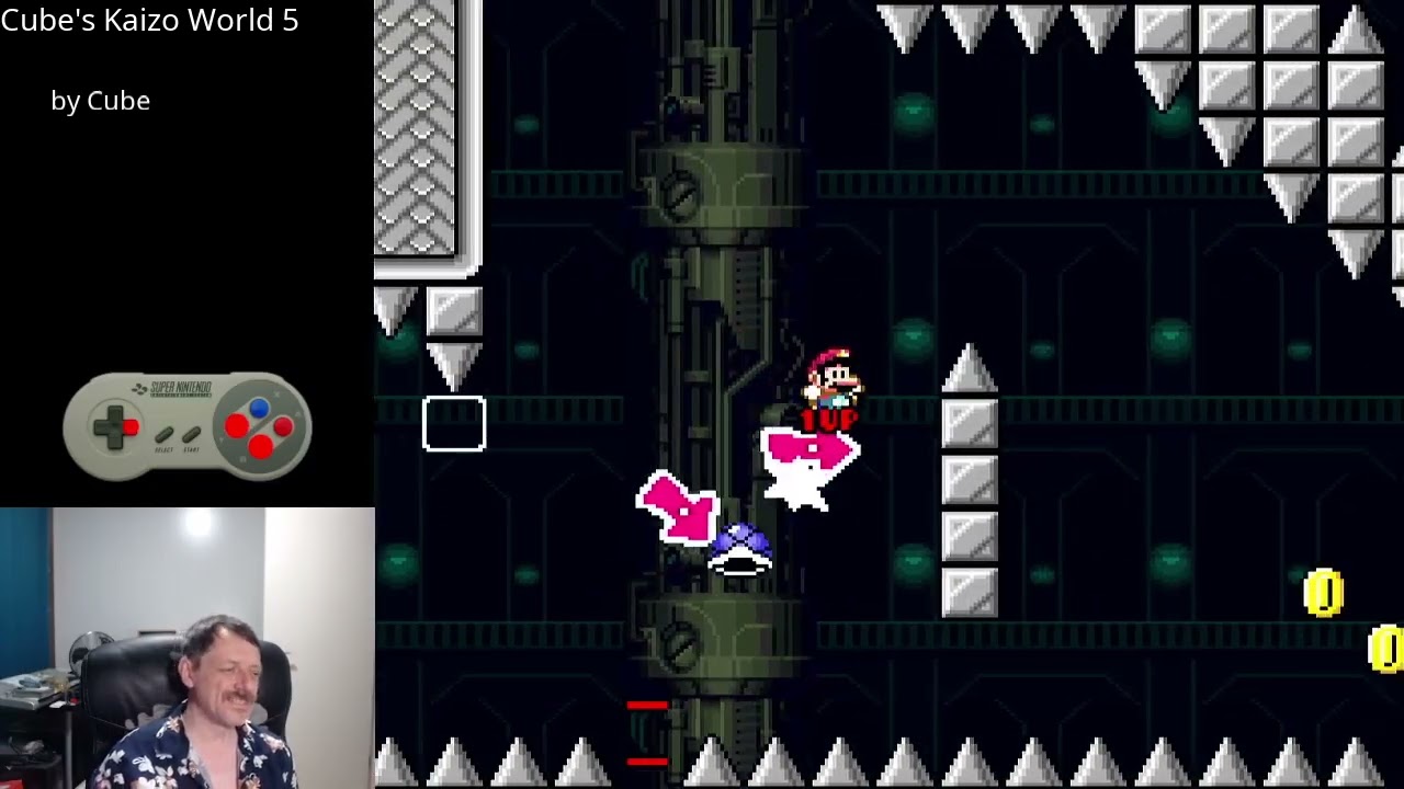 Cube's Kaizo World 5 by Cube (pt 5) - final level redemption!