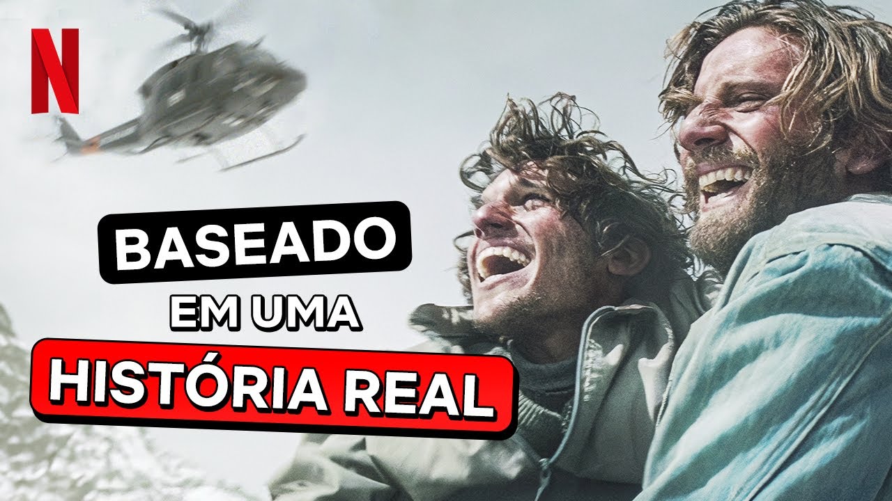 Os sobreviventes do voo 571 sendo resgatados | A Sociedade da Neve | Netflix Brasil