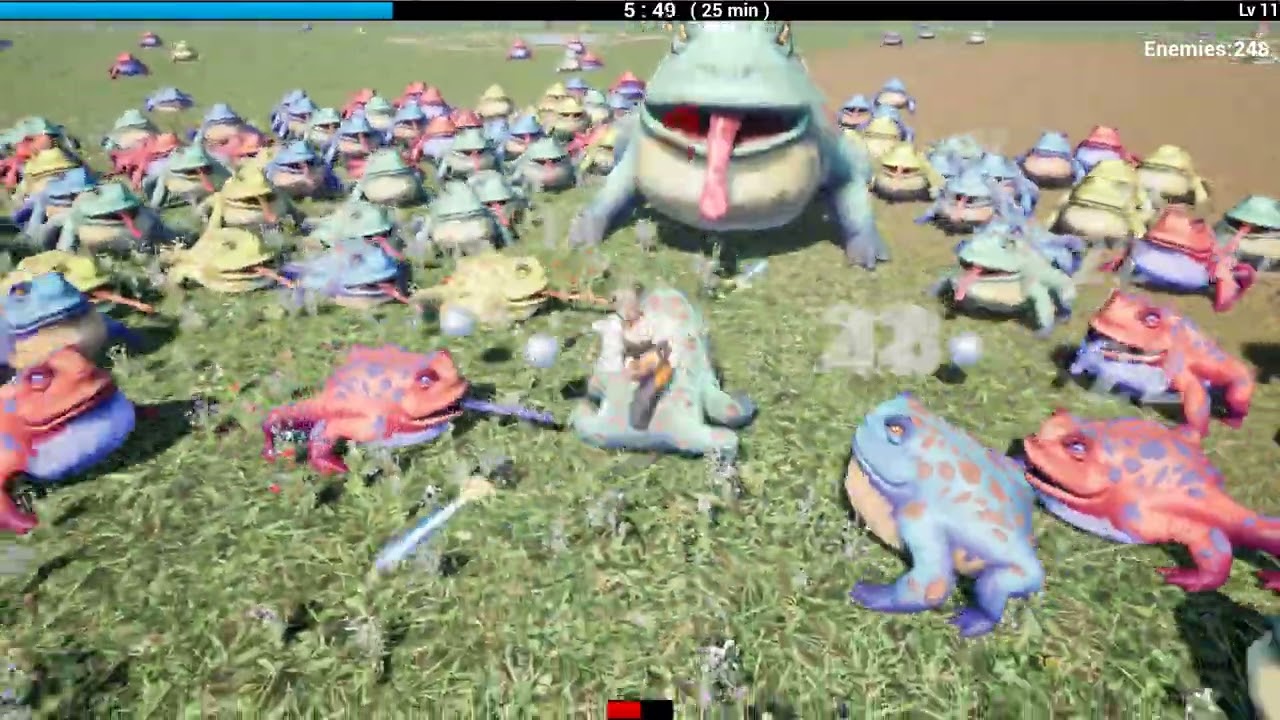 AHA Asset Horde Arena. Gameplay.Dev-made game. No comments. Flower Meadow. Swords. Difficulty: Hard.