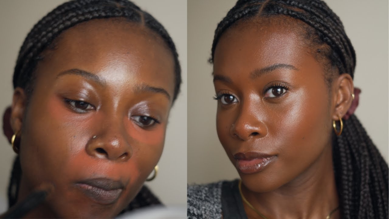 Color Correcting Dark Skin - Natural Makeup | Damola Akintunde
