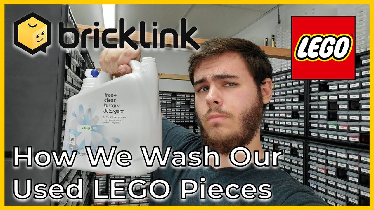Как мы стираем использованные детали LEGO | МЕТОД СТИРАЛЬНОЙ МАШИНЫ