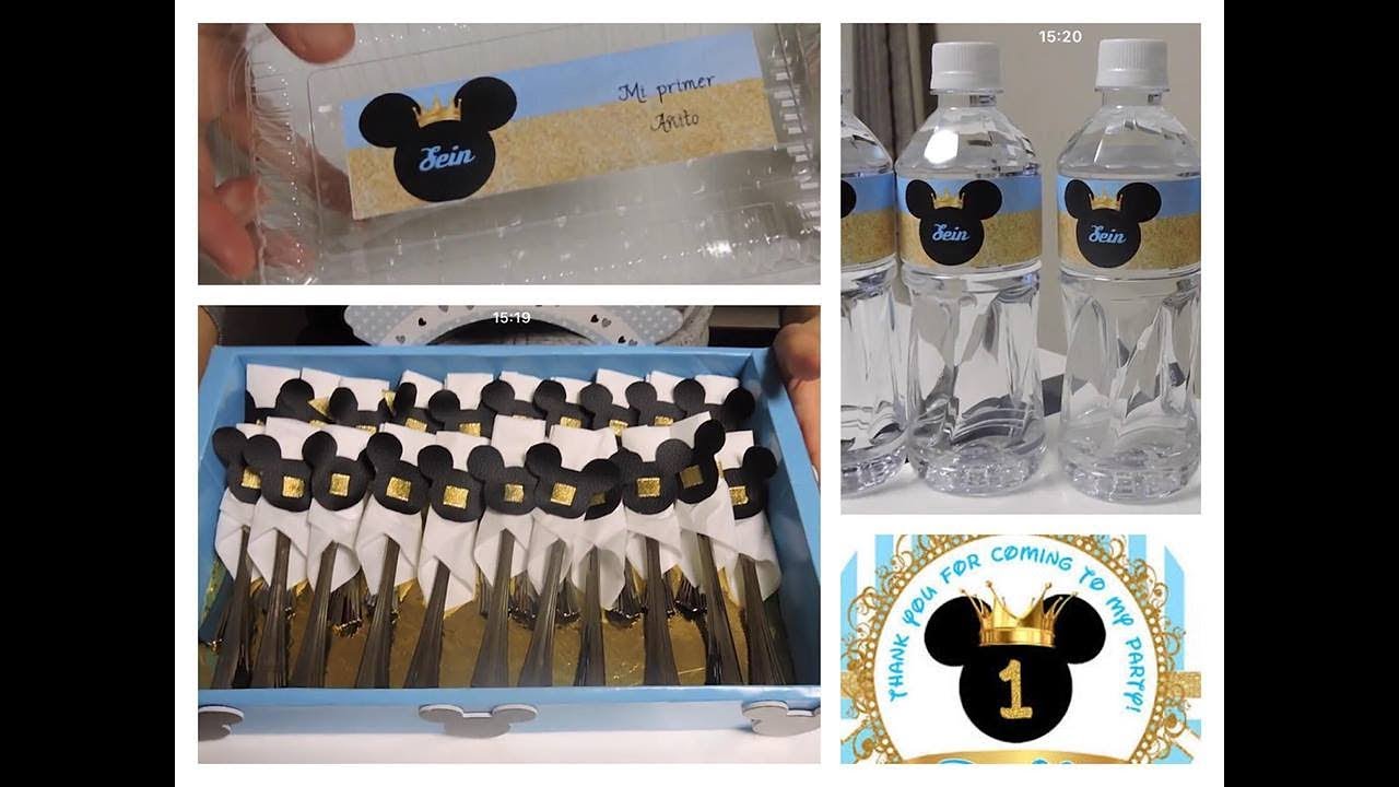 Decoración de Mickey Mouse 5 ideas para la Mesa