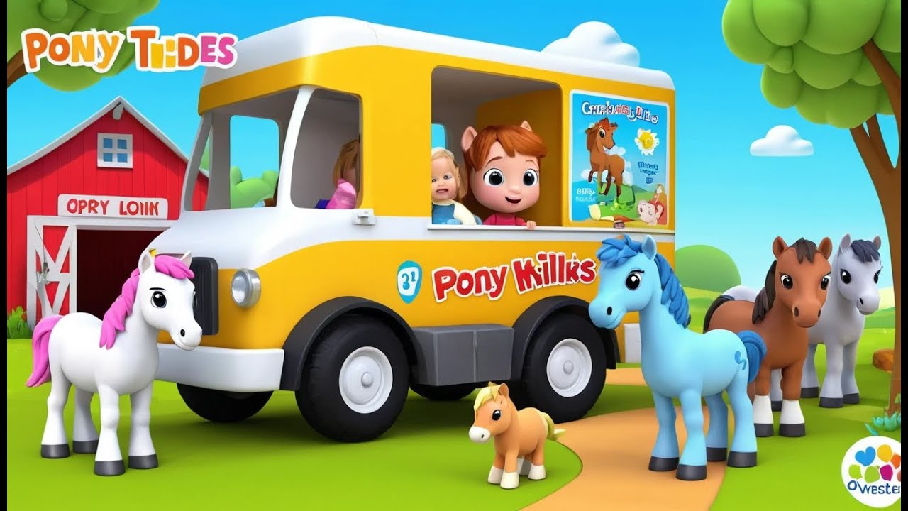 Пони, герой молоковоз 🐴🥛🚚