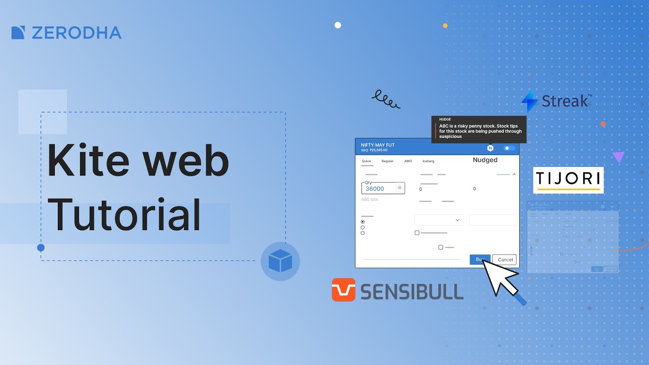 How to use Zerodha's Kite web trading platform: Complete tutorial