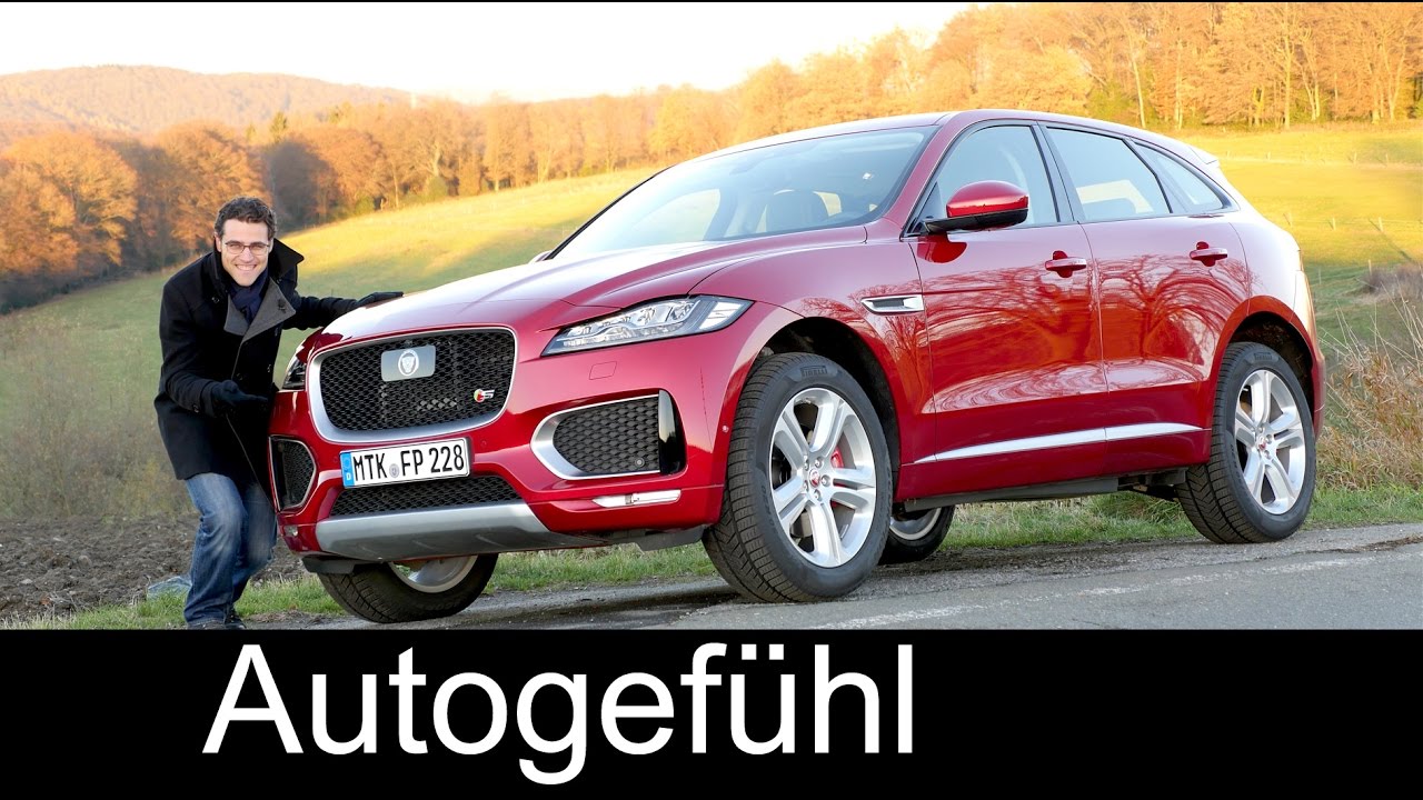 Jaguar F-PACE S V6 380 hp FULL REVIEW test driven 2017 - Autogefühl