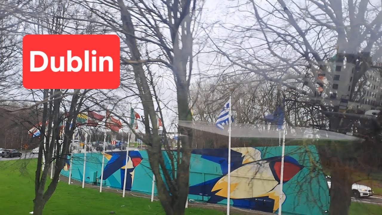 Dublin Ireland Driving Tour 🇮🇪 | City Street View & Airport Roads#dublin #ireland #viralvideo 