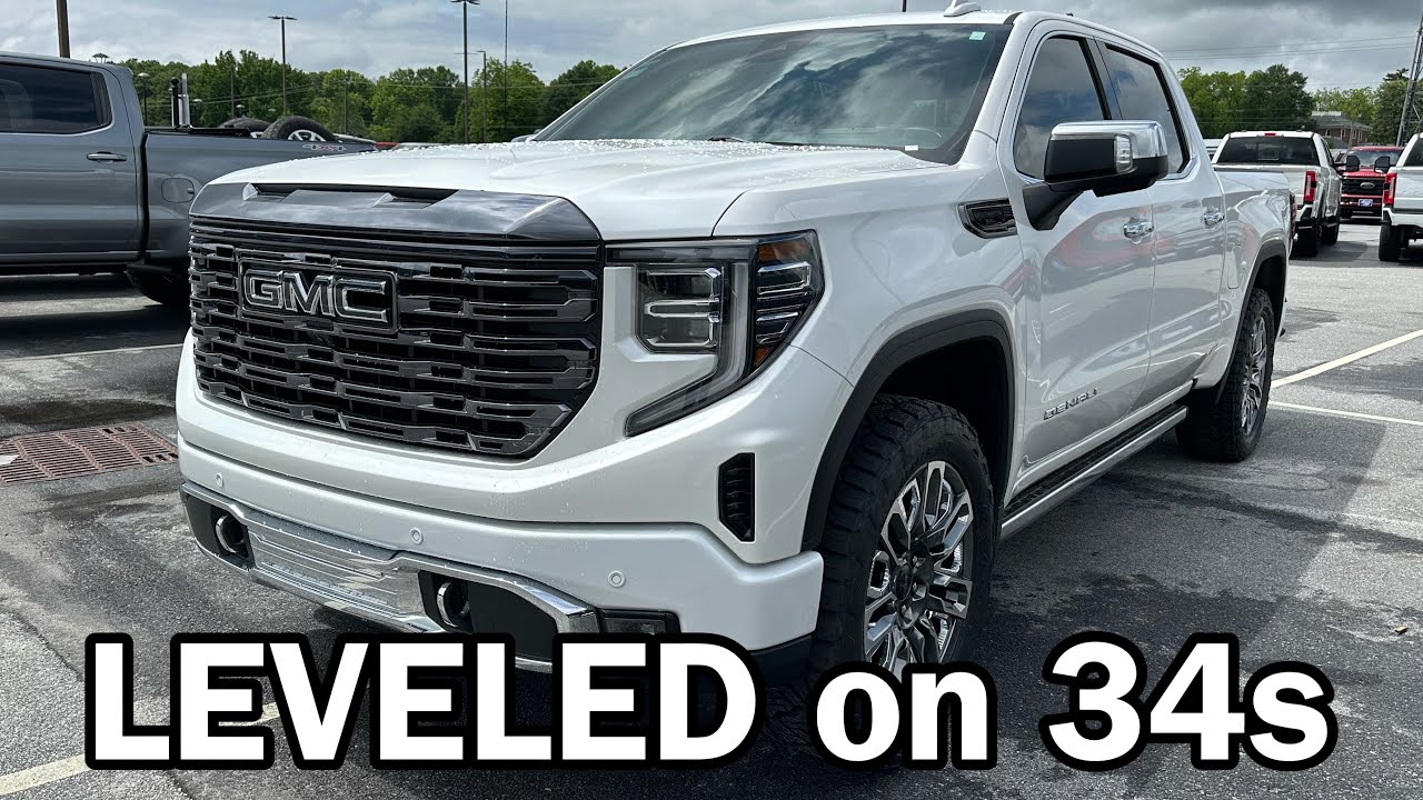 GMC Sierra DENALI Ultimate 1500 2023 года, прокачанная на 34-х