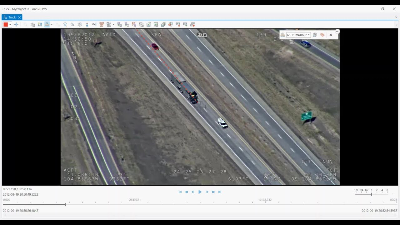 Measure Features in a Full Motion Video in ArcGIS Pro