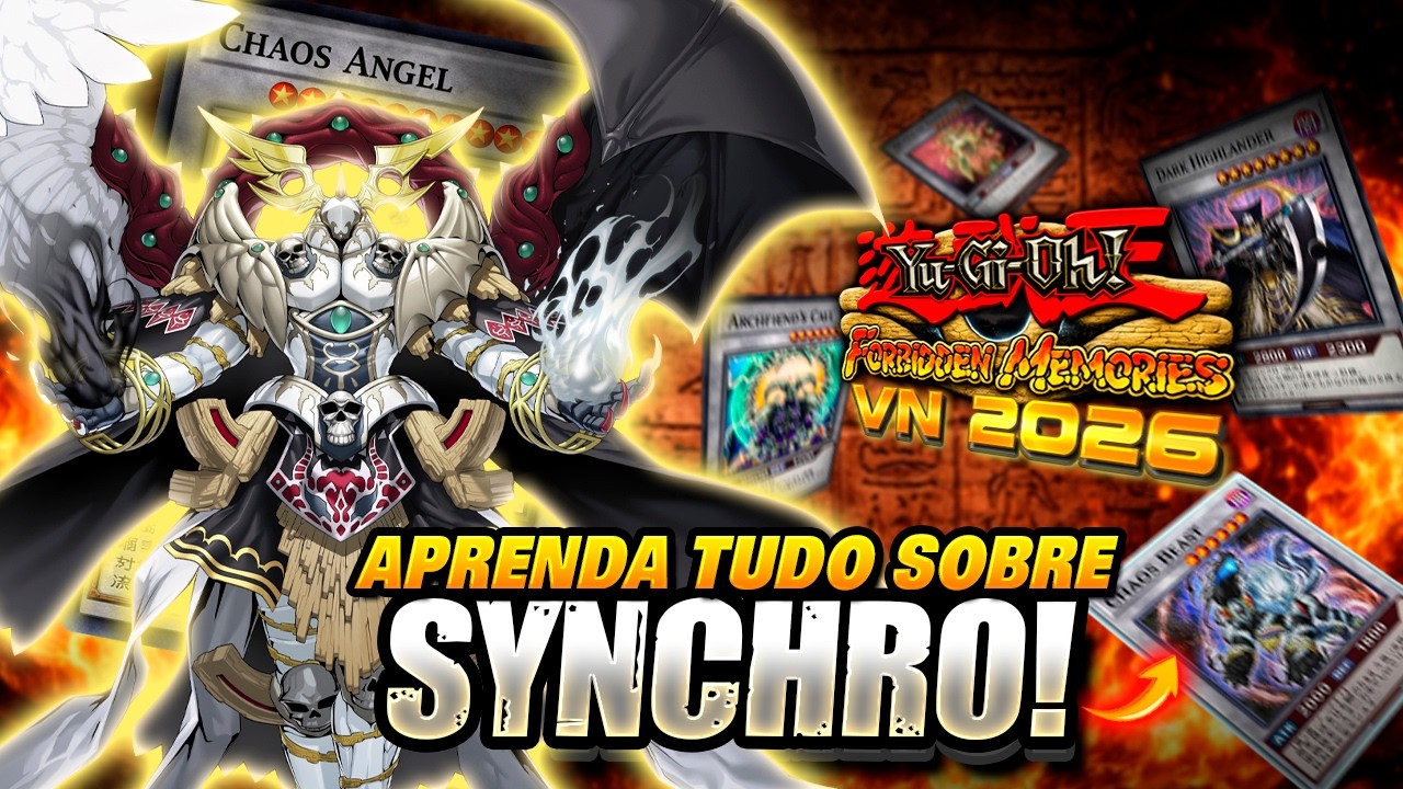 APRENDA TUDO SOBRE INVOCA&Ccedil;&Atilde;O SYNCHRO! NO YuGiOh! Forbidden Memories: MOD VN 2026