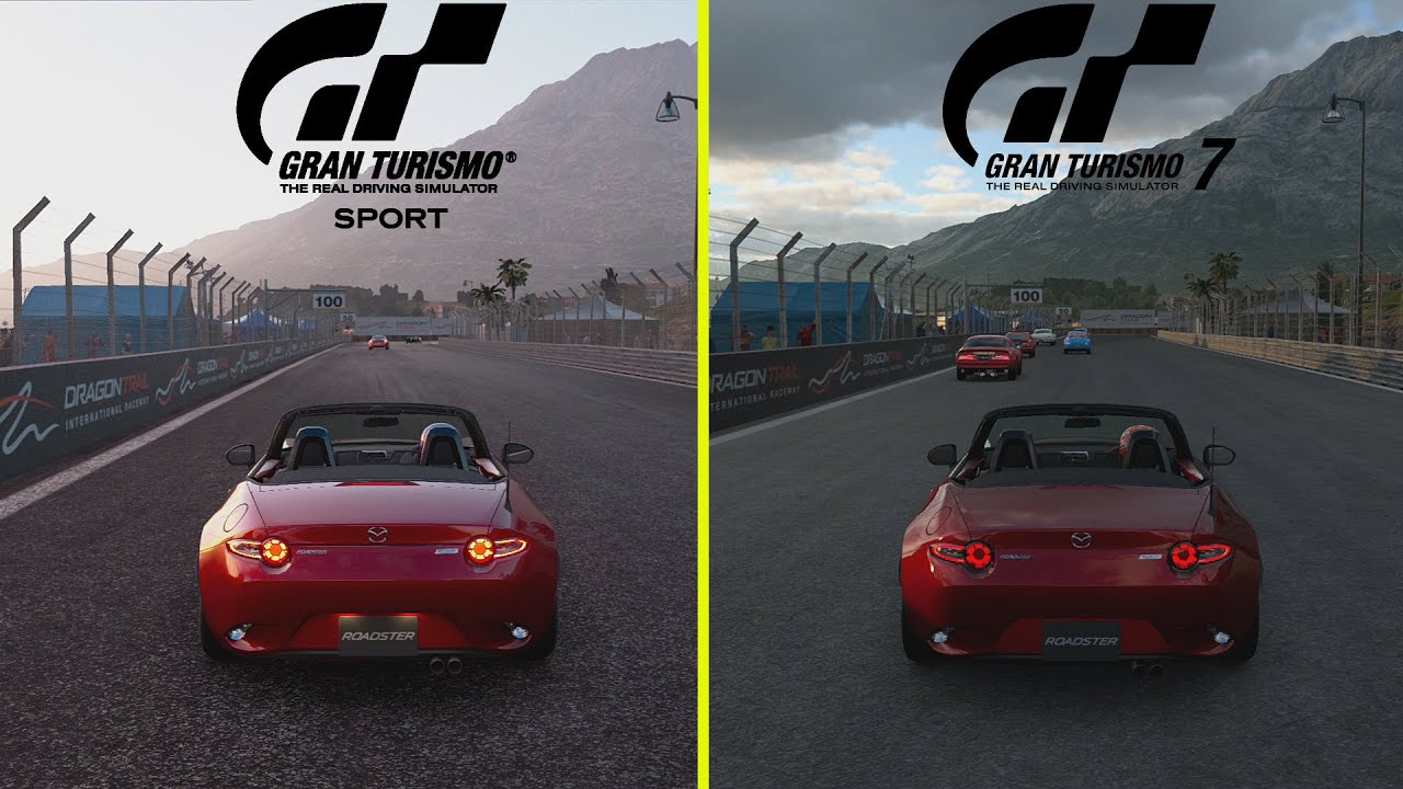 Gran Turismo 7 vs Gran turismo Sport Base PS4 Graphice Comparison