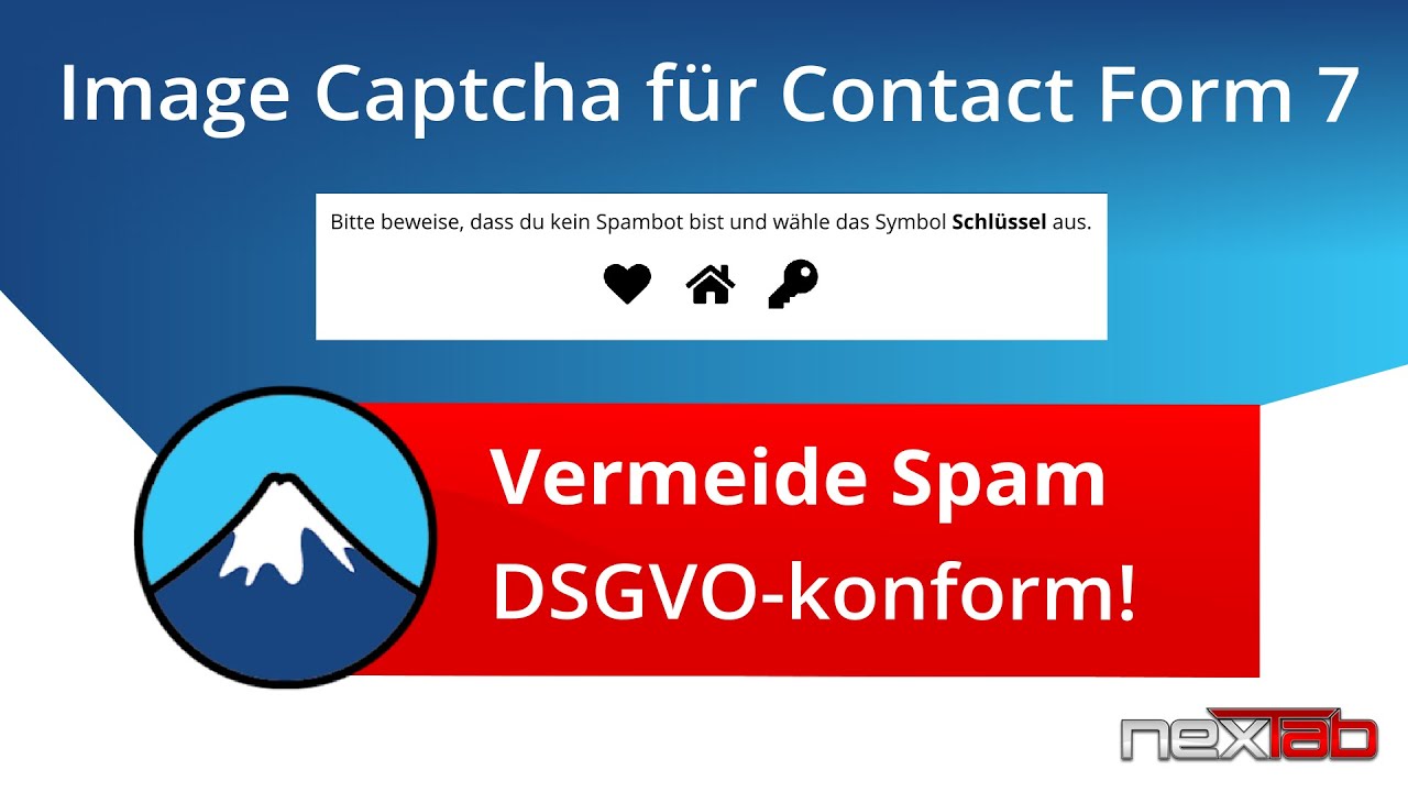 SPAM in Contact Form 7 mit dem Image Captcha DSGVO-konform VERMEIDEN!