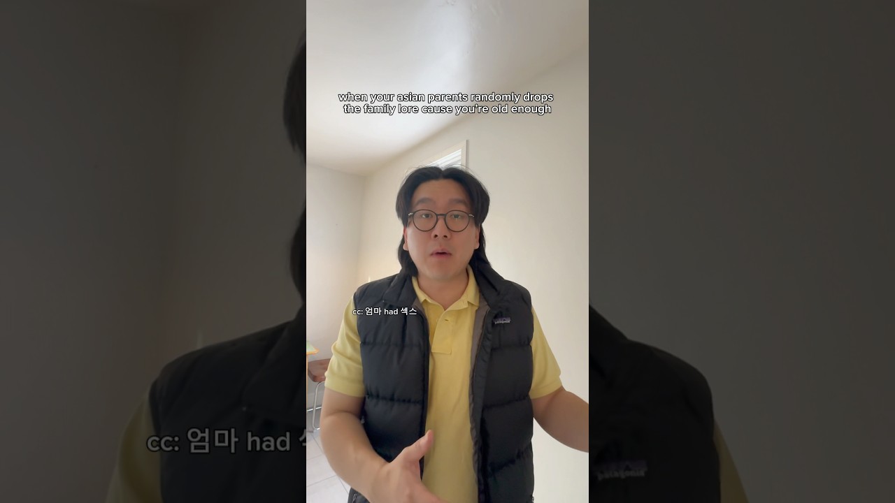 when Asian parents randomly drops family lore 😭 #growingupasian #asian #comedyskit #korean