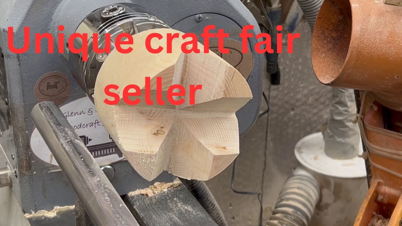 Woodturning. Unique craft fair seller. Easy to turn. #woodturning #carbide chisels