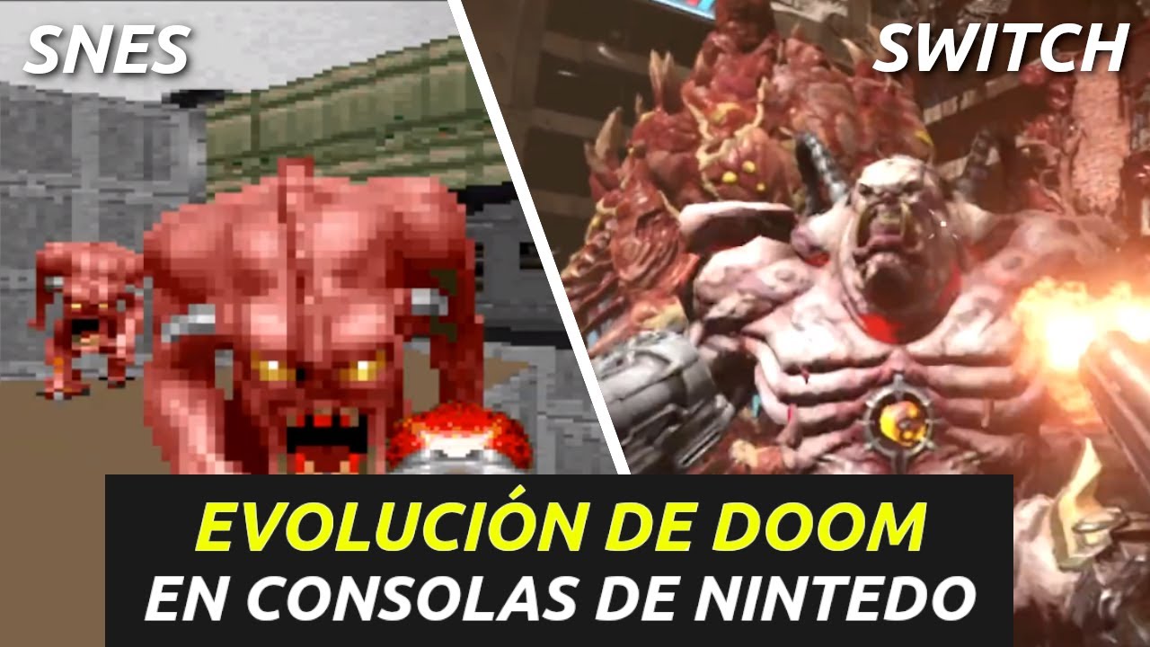 La EVOLUCIÓN de DOOM en consolas de NINTENDO