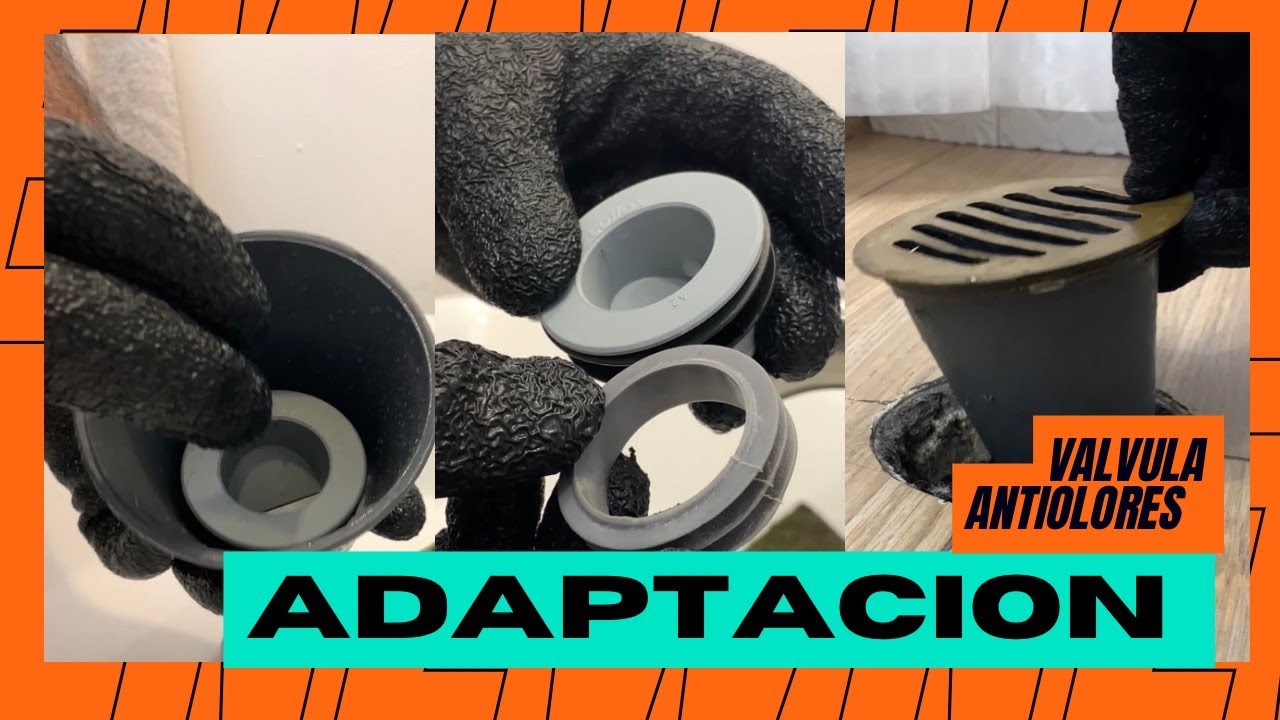 Genial ⚡️adaptación para INSTALACION de VALVULA ANTI OLORES ❌♨️en la regadera🚿