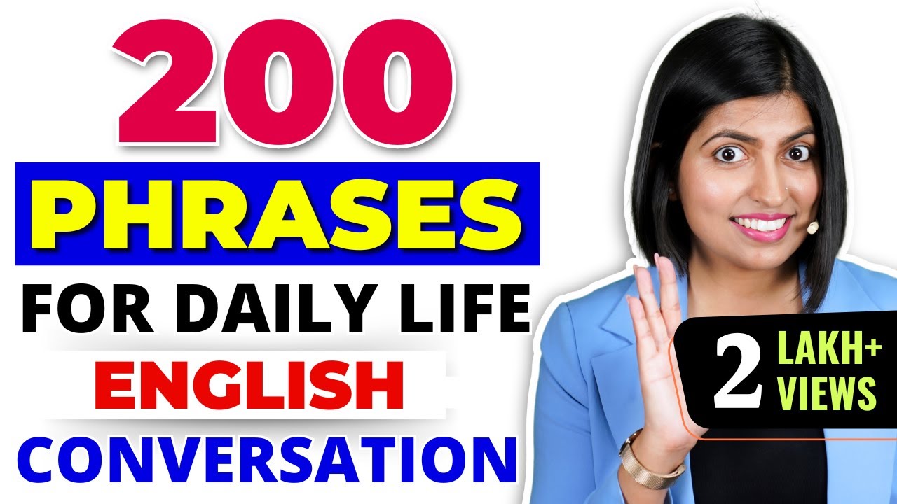 200 Short Spoken English Phrases | English Speaking Practice | English Connection by Kanchan Keshari
