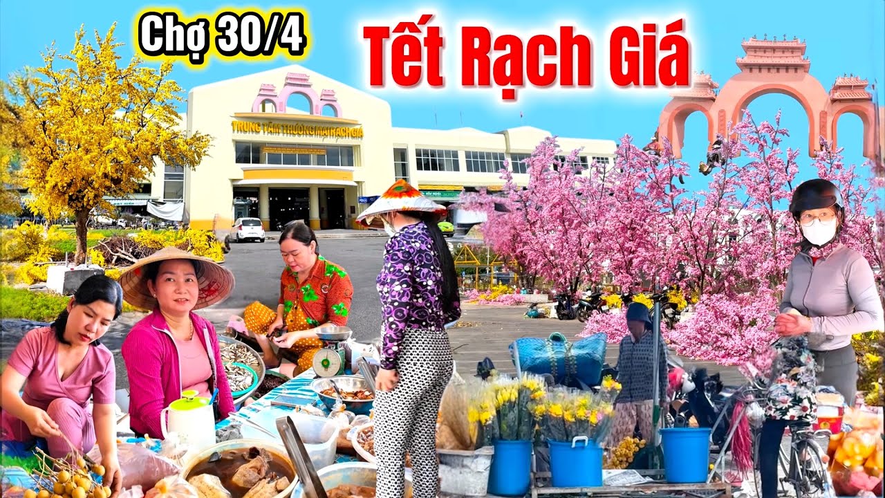 Siêu Đẹp. Siêu Lớn, Rạch Giá Hé Lộ Còn Đường Hoa Anh Đào Lớn Nhất Từ Trước Đến Nay, Tết 2026