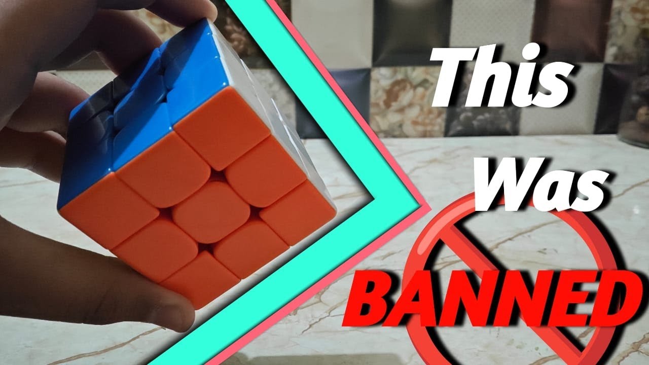 Stickerless Cubes WERE Banned | And Here's Why. 