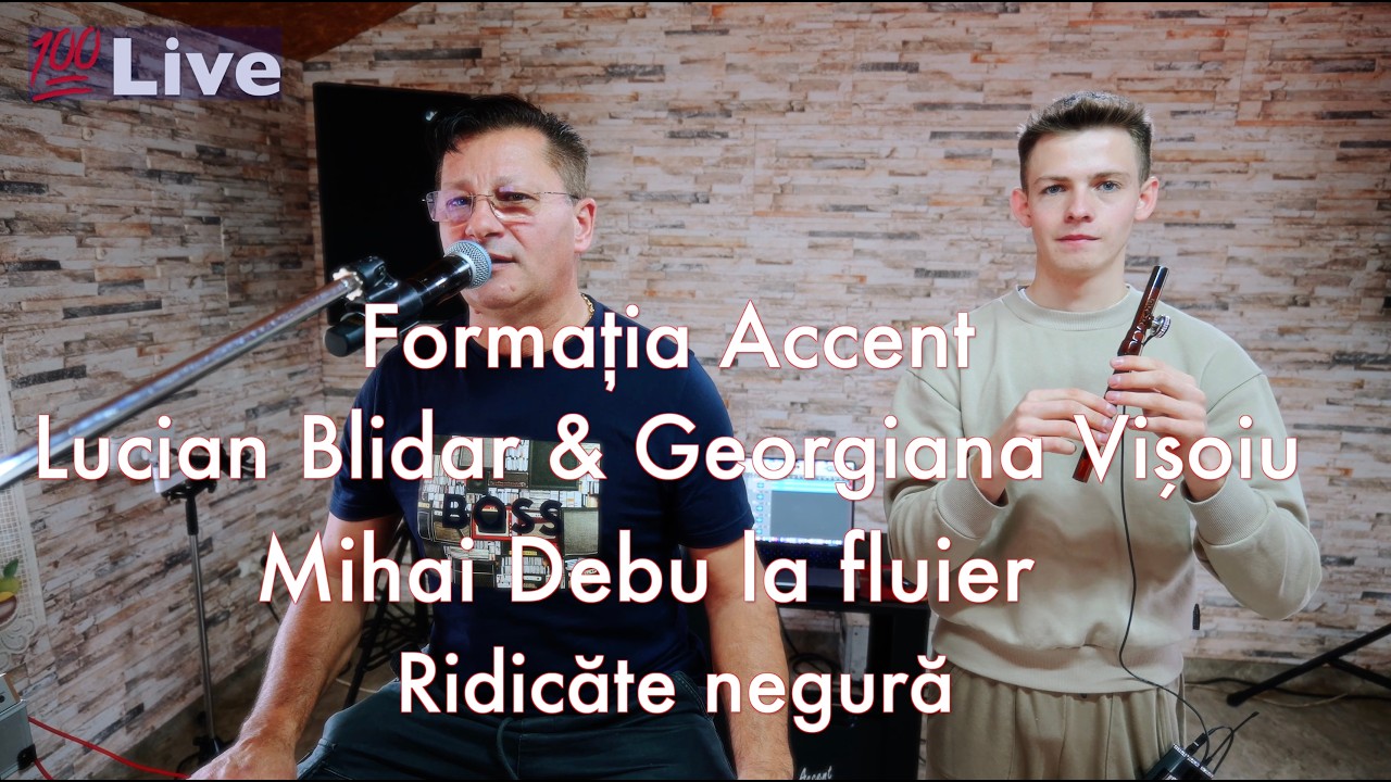 Ridicate negura-❤️Formația Accent Lucian Blidar & Georgiana Vișoiu ,Mihai Debu la fluier