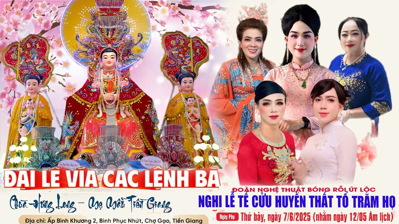 Lễ Tế Cửu Huyền Thất Tổ Trăm Họ - ÚT LỘC Cúng Mâm Vàng - Điện thờ MẸ MẪU TIỀN GIANG