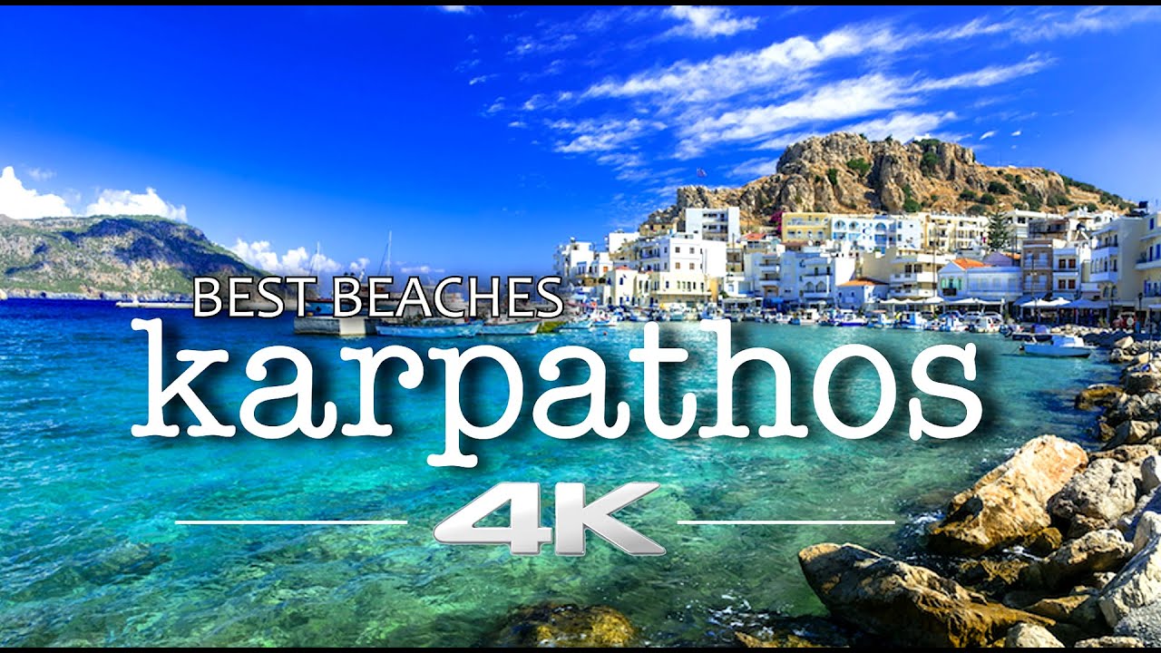 KARPATHOS (Κάρπαθος) Greece ► Best Beaches 4K ► 8:30 min