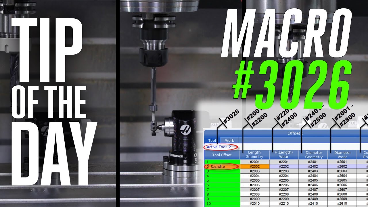 MACRO HACKS! Automate Your Tool Offsets and Data - Haas Automation Tip of the Day