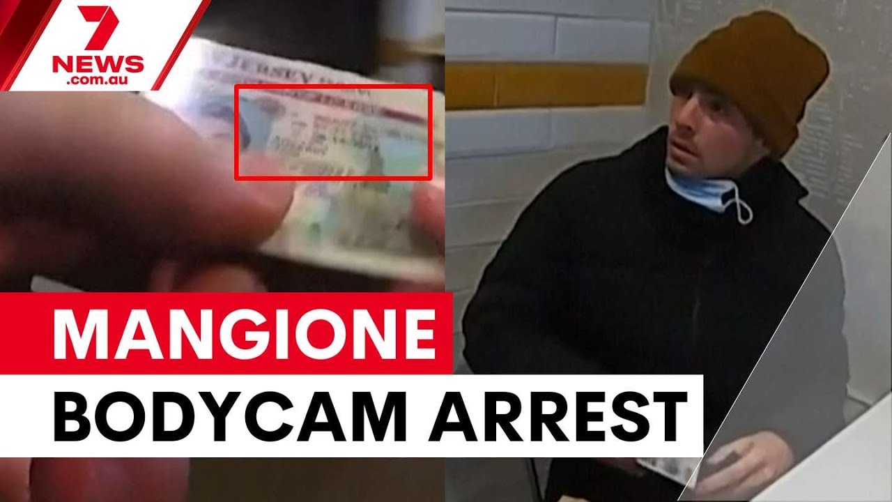 New bodycam of Luigi Mangione's arrest at McDonald's with fake ID | 7NEWS