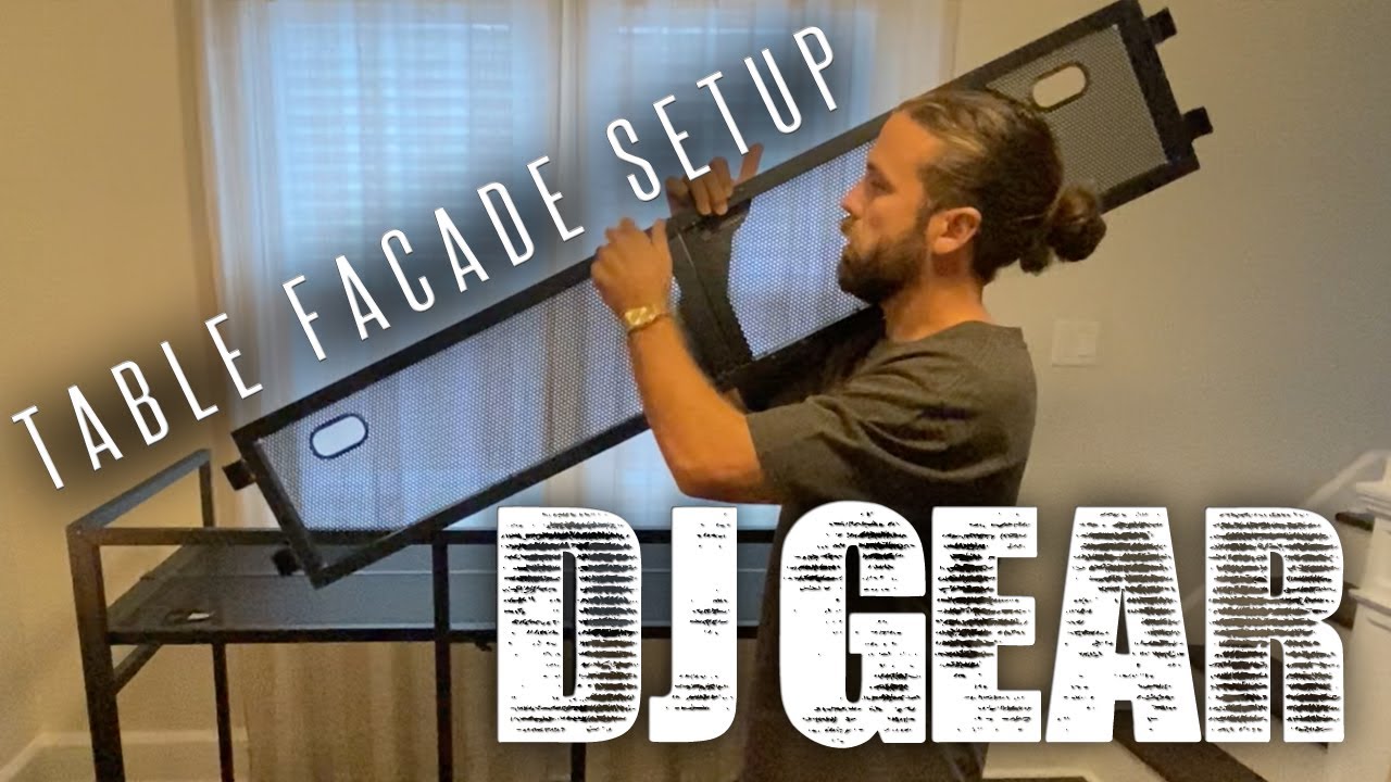 ProX MESA MEDIA MK2 DJ Facade Table Workstation setup DJ Suspence