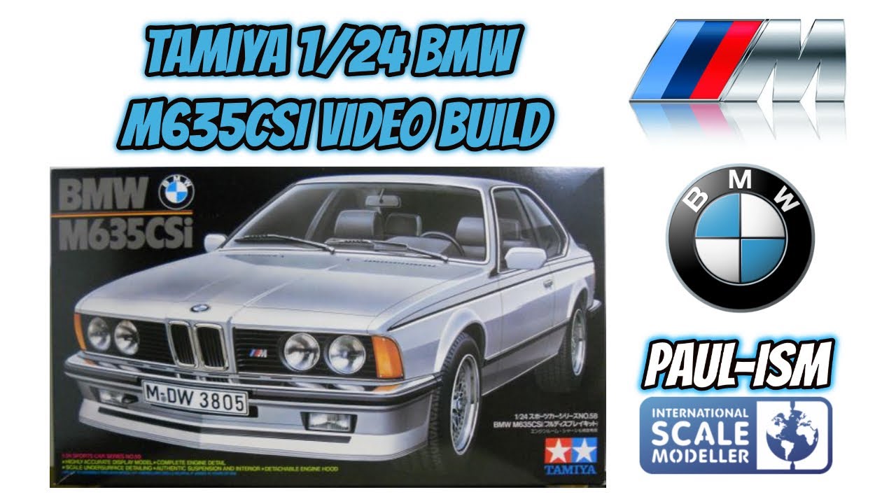 Part 3 Tamiya 1/24 BMW M635CSI - Step by Step build