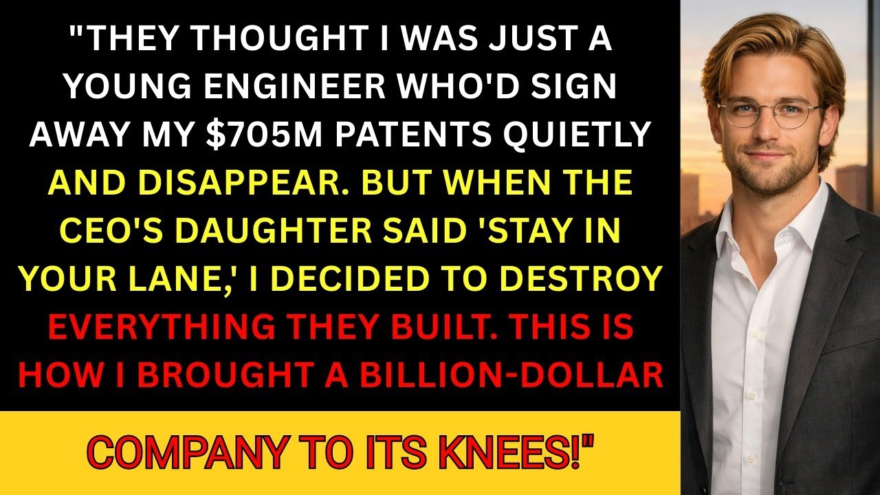 New CEO's Daughter Doubted My Worth, So I Handed Our $705M Patent Portfolio to Competitors