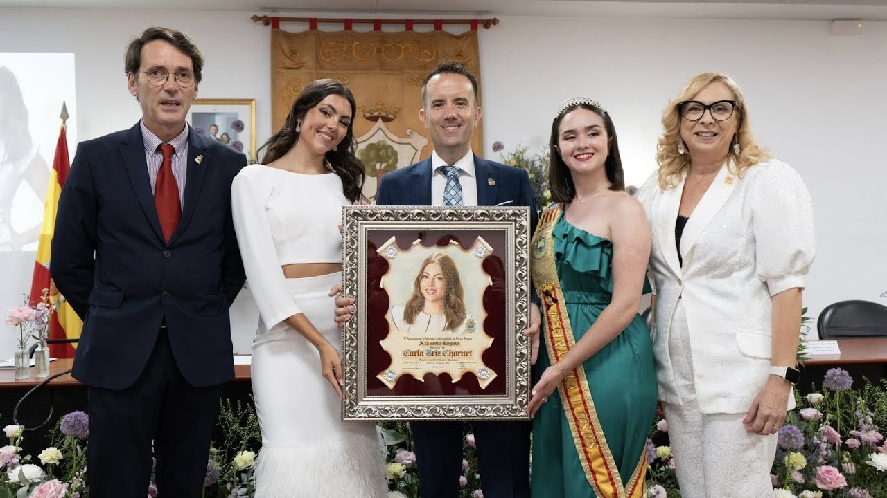 Proclamació de la Regina de la Fira i Festes d'Alberic 2025