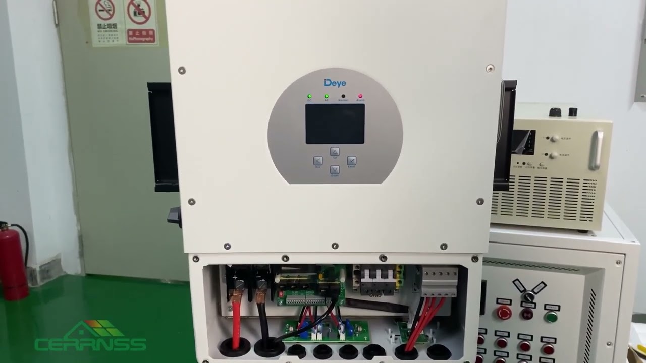 CERRNSS Battery connects and communicate with the DEYE inverter