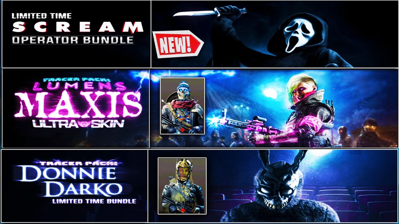 ALL 33 NEW COSMETIC BUNDLES COMING in COLD WAR & WARZONE SEASON 6! 👀 (Scream Operator, Donnie Darko)