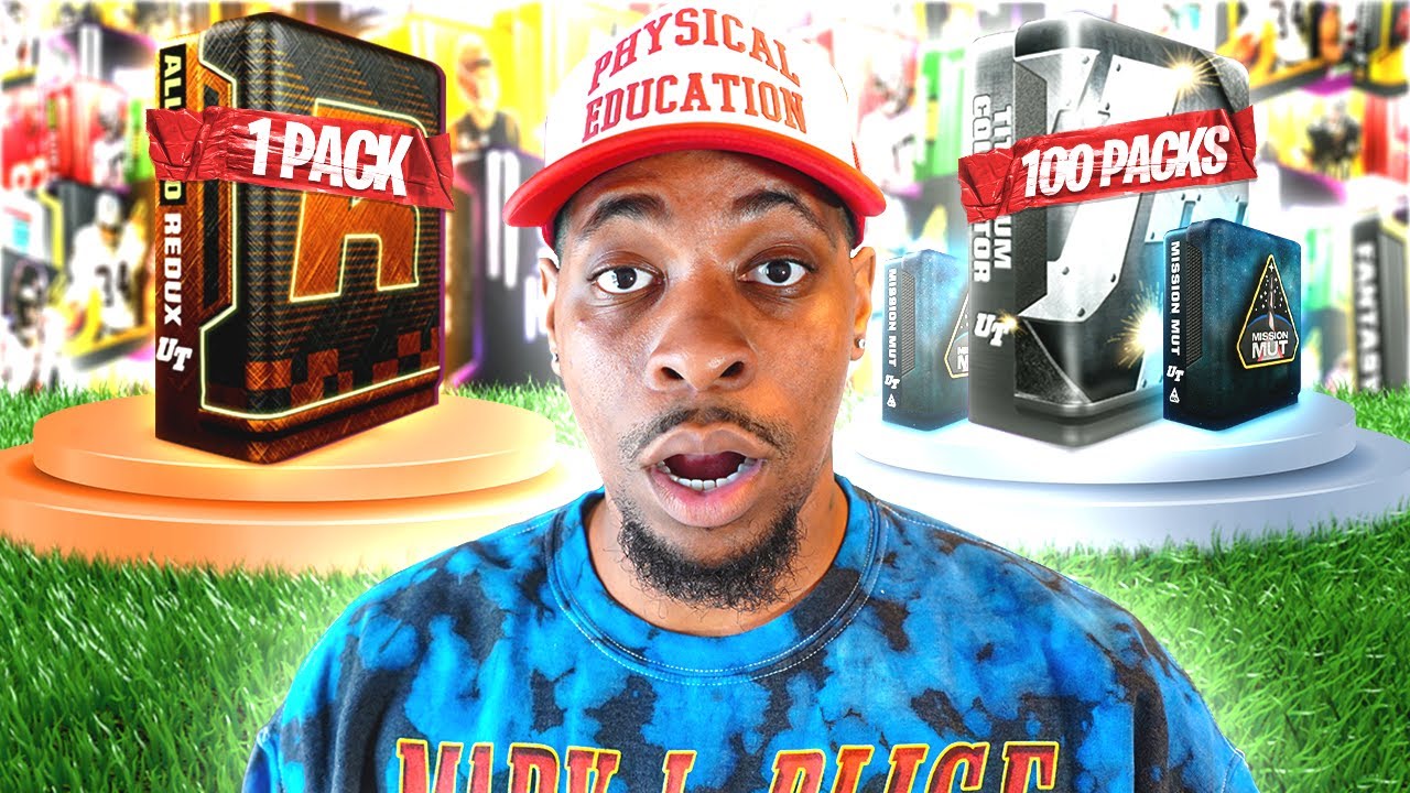One Pack Builds My Team vs 100 Packs Build My Team! Madden 23