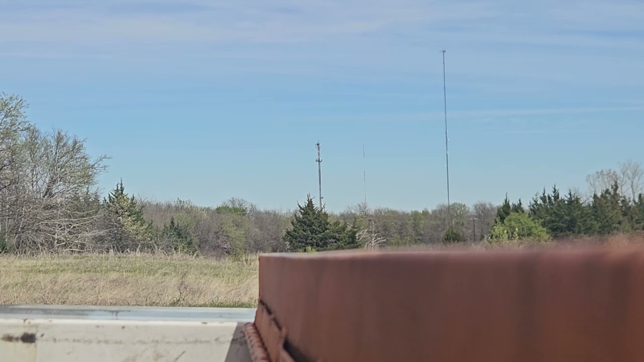 Radio towers on day mode in Sherman Texas 3/16/26