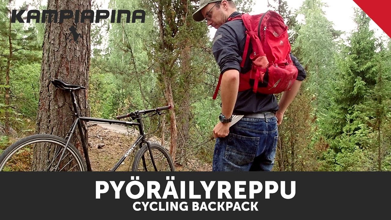Reppu pyöräilyyn / backpack for cycling