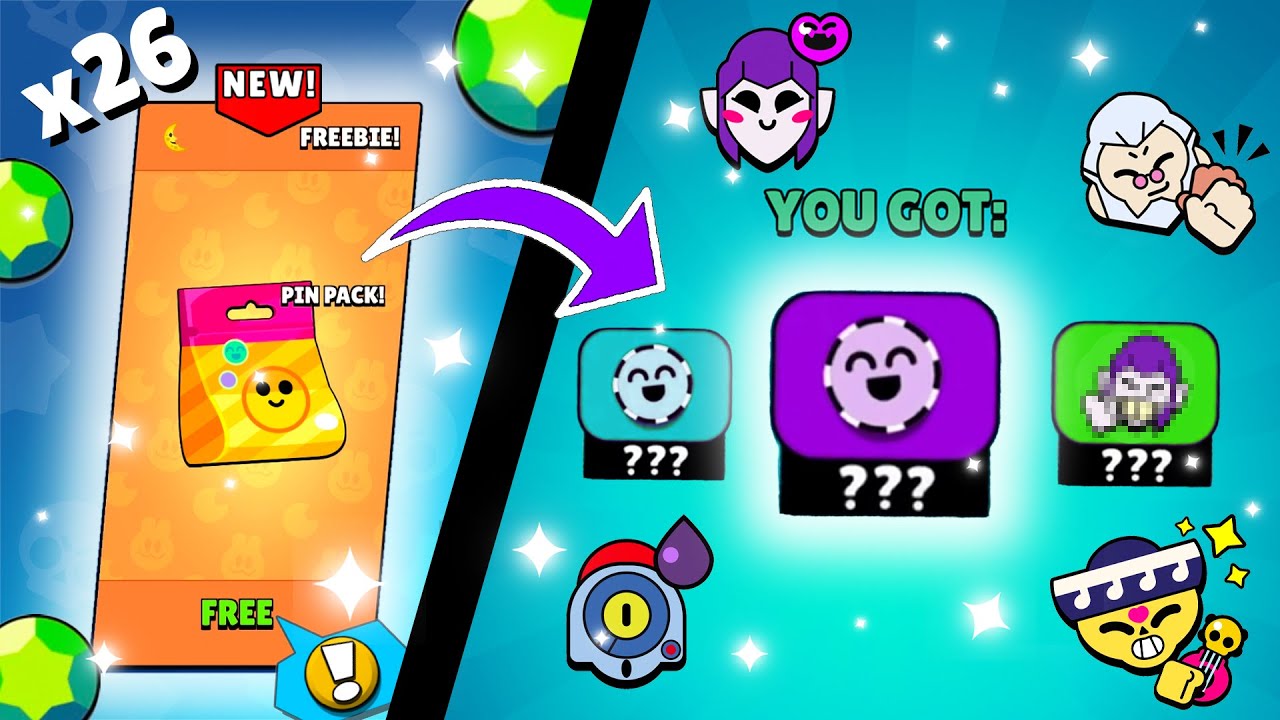 26 FREE Pin Packs Opening (4 Epic Pins)