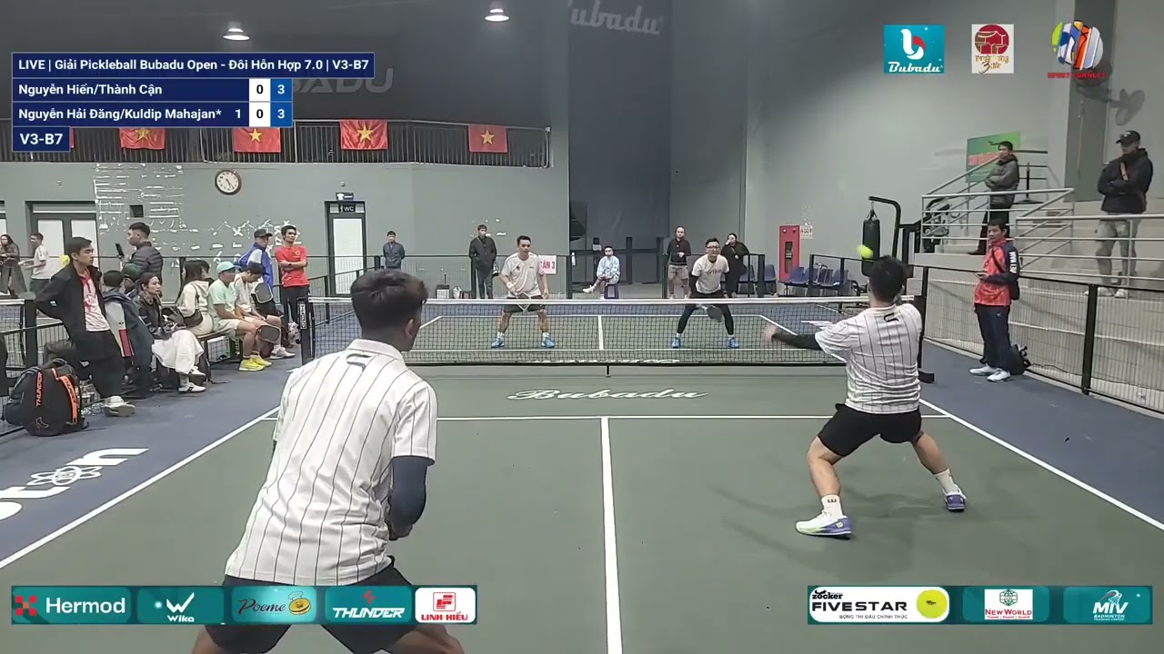 Giải Pickleball Bubadu Open - Đôi Hỗn Hợp 7.0V3-B7